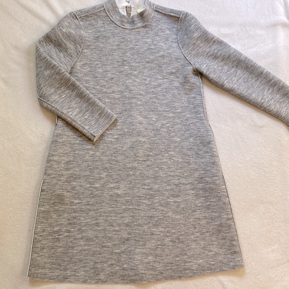 Maeve Anthropologie Spacedye Ketki gray A-line dress Sz S EUC/NWOT